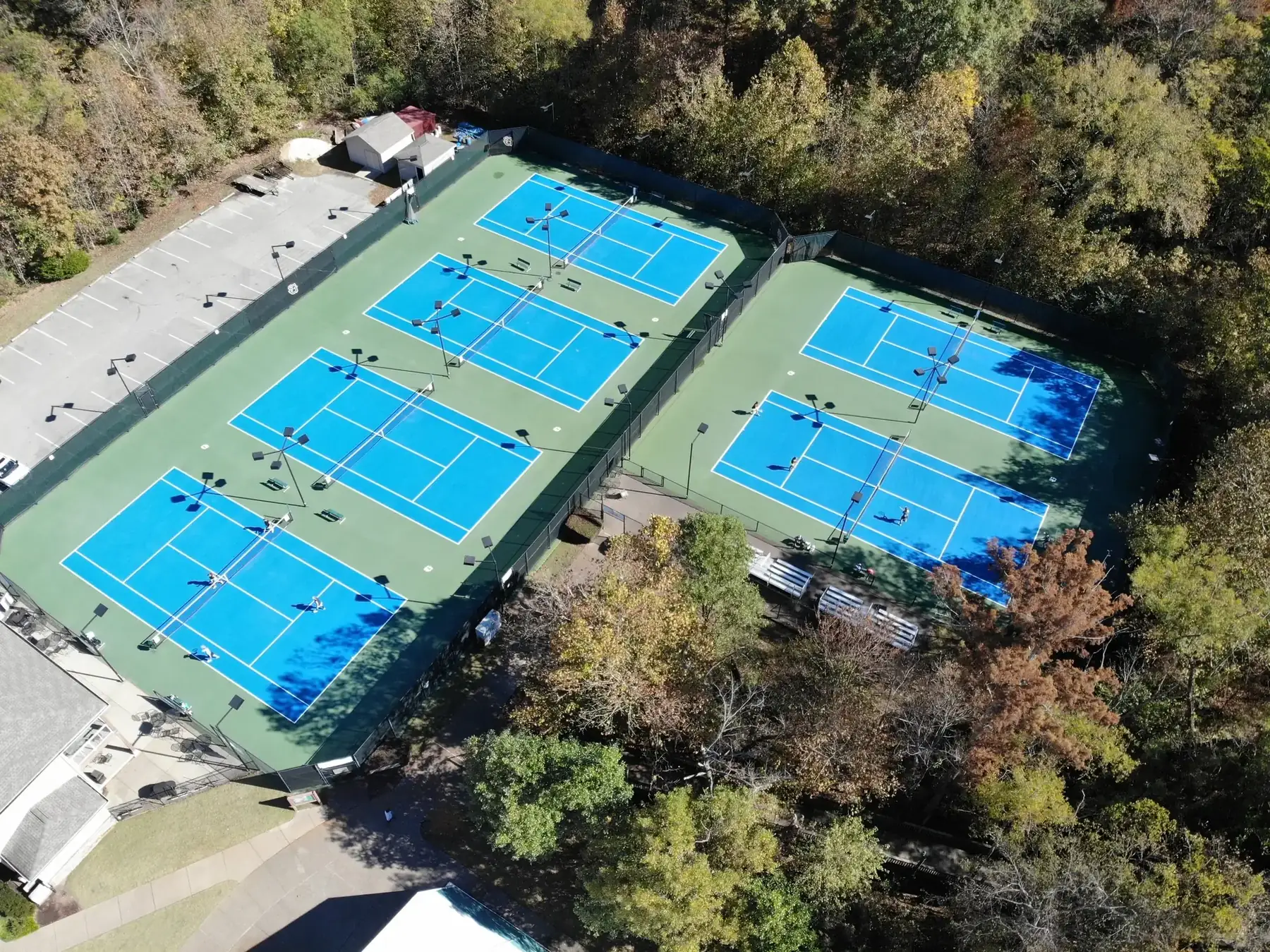 Clay court construction